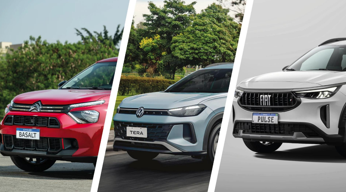 Os 10 SUVs mais baratos do Brasil em 2026: preços, versões e comparação