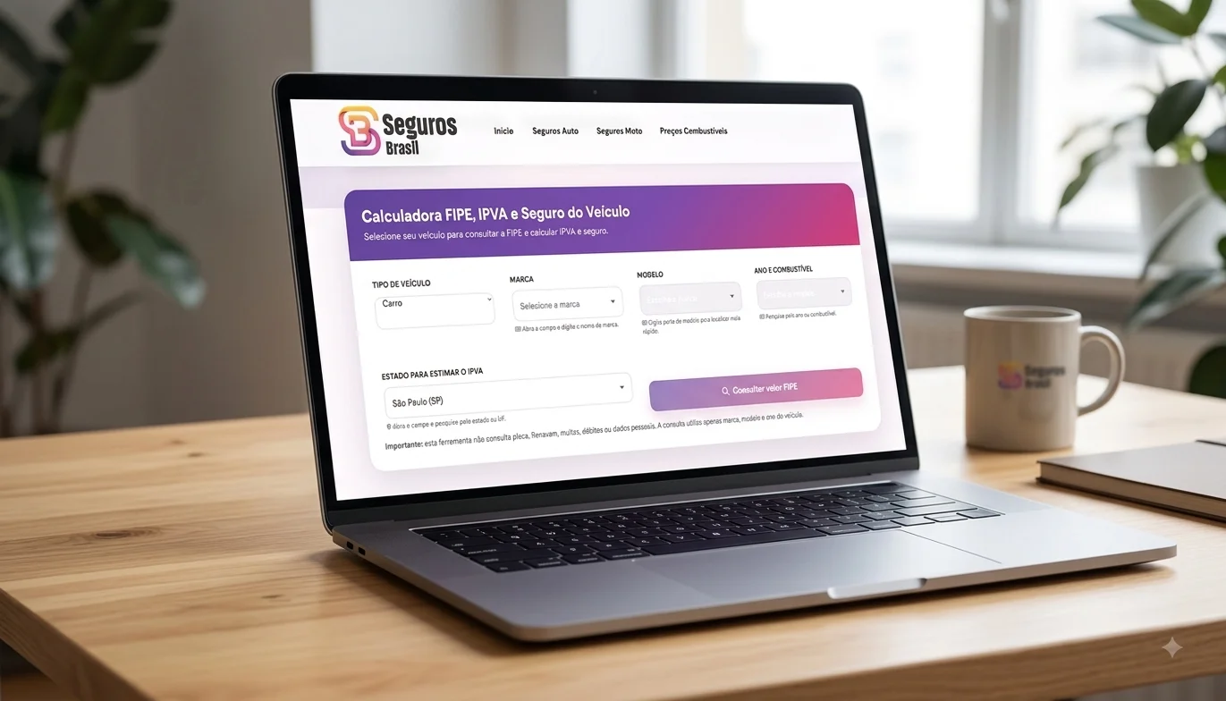 Calculadora Online de IPVA, FIPE e Seguro: consulte tudo em um só lugar